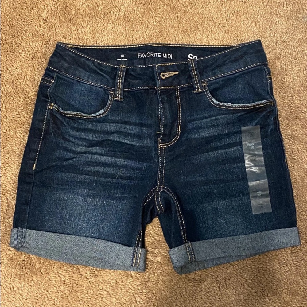 SO Girls Jean Shorts